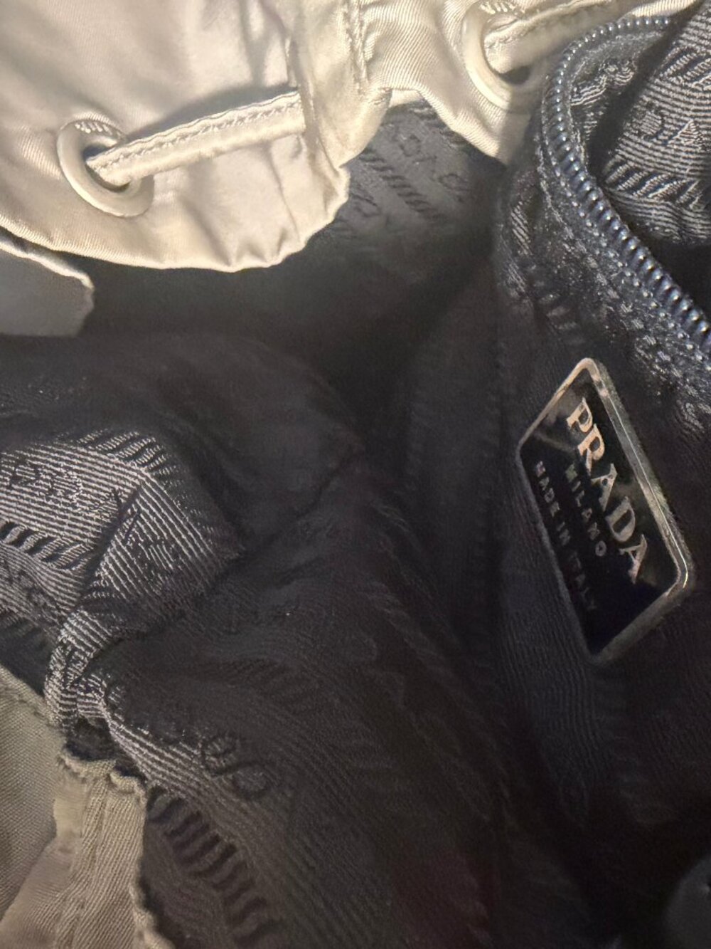 Prada Nylon Backpack Khaki Green - Picture 6 of 6